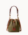 Dooney All Weather Leather 3.0 Mini Drawstring 17 Green ID-cl2LqFKm