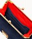 Dooney Suede Large Frame Purse Navy ID-pKtEUpyp