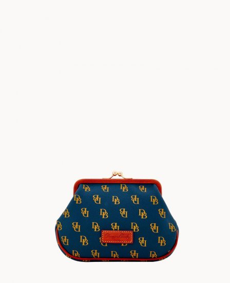 Dooney Gretta Large Frame Purse Navy ID-qrWdyIye - Click Image to Close