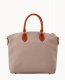 Dooney Dillen Double Pocket Satchel Taupe ID-3CucfGog