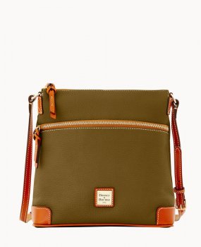 Dooney Pebble Grain Crossbody Olive ID-evmErLia