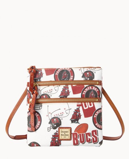 Dooney NFL Buccaneers N S Triple Zip Crossbody BUCCANEERS ID-8wY9mFL9 - Click Image to Close