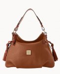 Dooney Pebble Grain Hobo Caramel ID-wnEDIMx8