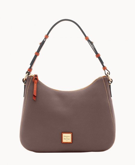 Dooney Pebble Grain Kiley Hobo Taupe ID-mOdIoQg8 - Click Image to Close