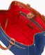 Dooney Ostrich Zip Satchel Navy ID-pN9OR7QB