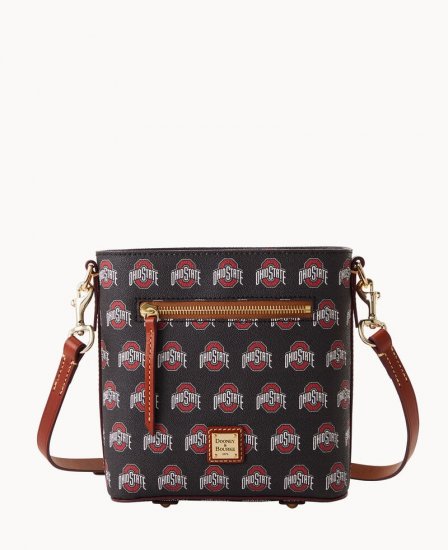 Dooney Collegiate Ohio State Small Zip Crossbody OHIO STATE ID-XVzZaqrZ - Click Image to Close