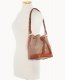 Dooney Ostrich Small Drawstring Light Taupe ID-7D5GOHPX