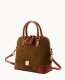 Dooney Suede Domed Satchel Olive ID-gzt1xQFs