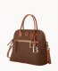 Dooney Pebble Grain Large Domed Satchel Bark ID-cAi5BIau