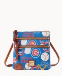 Dooney MLB Cubs N S Triple Zip Crossbody Cubs ID-cgKLeP2v