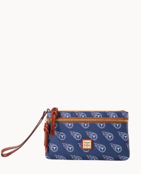 Dooney NFL Titans Double Zip Wristlet Tennessee Titans ID-xQsxtJly