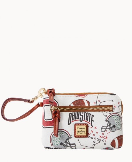 Dooney Collegiate Ohio State Zip Around Wristlet OHIO STATE ID-9j1ErLju - Click Image to Close