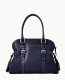 Dooney Florentine Domed Buckle Satchel Navy ID-hgQURYXk