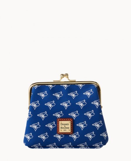 Dooney MLB Blue Jays Large Framed Purse Blue Jays ID-eCtWJmKz - Click Image to Close