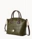 Dooney Denison Domed Satchel Olive ID-PR64Wi0s