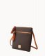 Dooney Pebble Grain Double Zip Tassel Crossbody Brown Tmoro ID-lCmEL7tg