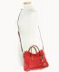 Dooney Pebble Grain Satchel Red ID-7jRXLgRL