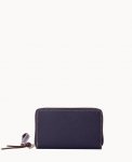 Dooney Henrys Zip Around Wristlet Navy ID-TEFAYgUX