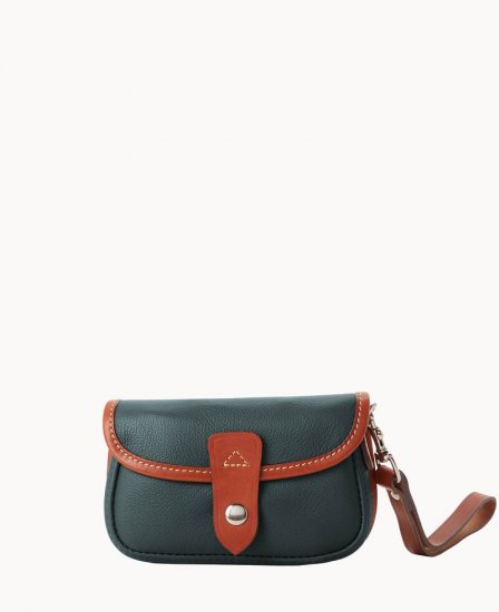 Dooney Oncour Cabriolet Flap Wristlet Hunter ID-trh9PjCR - Click Image to Close