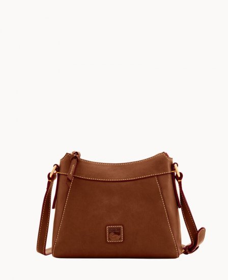 Dooney Florentine Small Cassidy Crossbody Chestnut ID-DkeBg1y2 - Click Image to Close