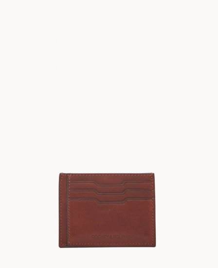 Dooney Florentine Card Case Chestnut ID-vxIDznLC - Click Image to Close