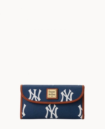 Dooney MLB Yankees Continental Clutch Yankees ID-rYb2xSwD - Click Image to Close