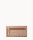 Dooney Ostrich Continental Clutch Light Taupe ID-kGABRgzl