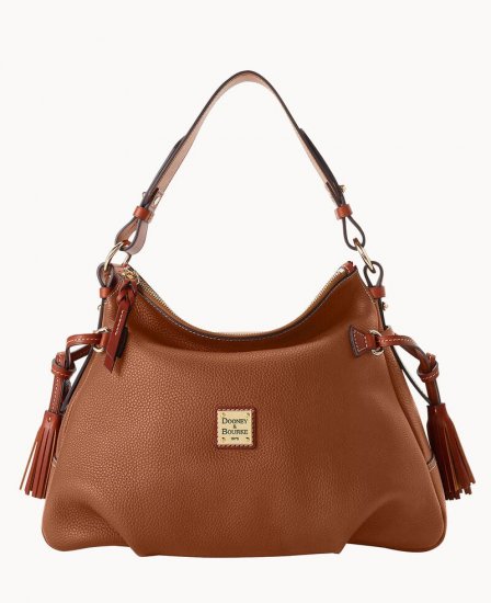 Dooney Pebble Grain Hobo Caramel ID-wnEDIMx8 - Click Image to Close