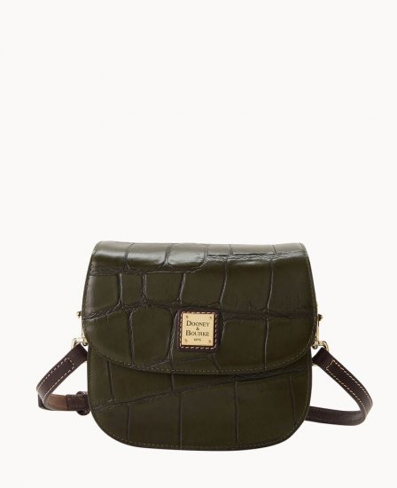 Dooney Denison Saddle Bag Olive ID-sUCIWbDU - Click Image to Close