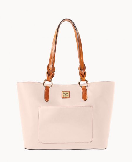 Dooney Wexford Leather Tammy Tote Blush ID-IxtK5caI - Click Image to Close