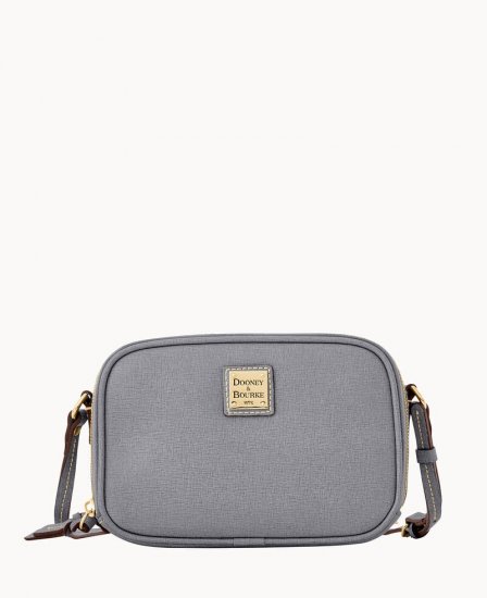 Dooney Saffiano Sawyer Smoke Grey ID-smZGBJJB - Click Image to Close