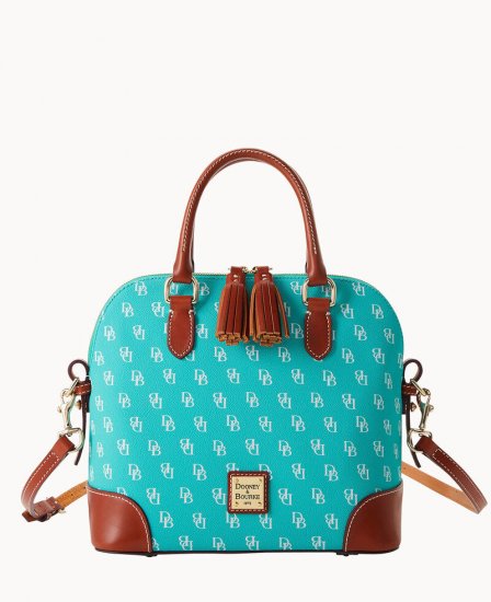 Dooney Gretta Domed Satchel Sea Foam ID-TIwBCQJQ - Click Image to Close