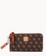 Dooney Gretta Folded Zip Wristlet Brown Tmoro ID-jUyjxnjU