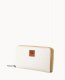 Dooney Pebble Grain Large Zip Around Wristlet White ID-IcFX6bTz