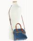 Dooney Pebble Grain Domed Satchel Jeans ID-hsipAezQ