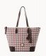 Dooney Houndstooth Career Tote Brick ID-8tdT42uX