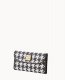 Dooney Houndstooth Continental Clutch Black ID-cUvEQ8X8