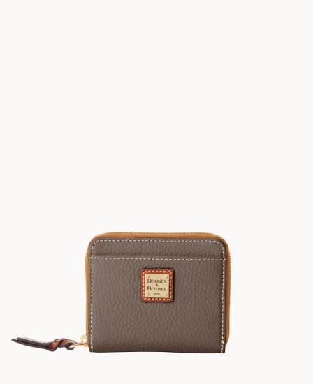 Dooney Pebble Grain Small Zip Around Elephant ID-ozJioOgV - Click Image to Close