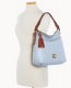 Dooney Ostrich Twist Strap Hobo Glacier Blue ID-cZQ8J9of