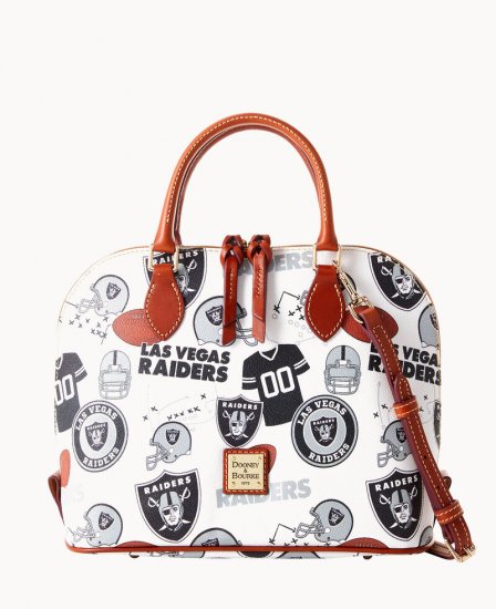 Dooney NFL Raiders Zip Zip Satchel RAIDERS ID-j2o1GFBX - Click Image to Close