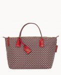 Dooney Roberta Pieri Tatami Classic Small Robertina Tote Ruby ID-p7hxEwt4