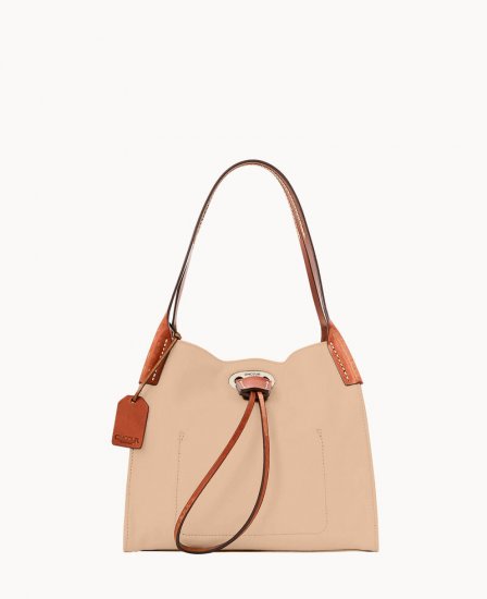 Dooney Oncour Elba Mini Full Up Two Sand ID-XxIhKNfE - Click Image to Close