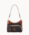 Dooney Pebble Grain Small Hobo Black ID-VhGjgCaS