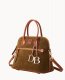 Dooney Suede Domed Satchel Olive ID-eOVcm7XB