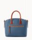 Dooney Pebble Grain Domed Satchel Jeans ID-DKNpfVYx