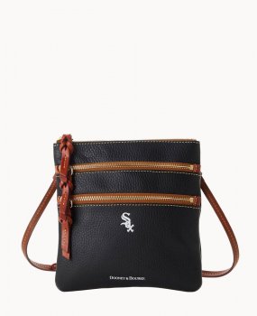 Dooney MLB White Sox N S Triple Zip Crossbody WHITE SOX ID-cP559fio