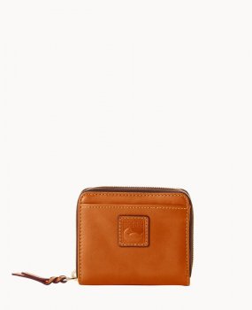 Dooney Florentine Small Zip Around Wallet Natural ID-1yrlnjOC