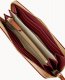 Dooney Pebble Grain Large Zip Around Wristlet Wine ID-TjEdklPq