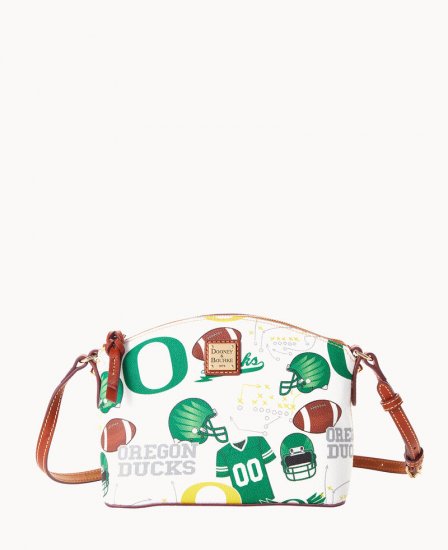 Dooney Collegiate Oregon Suki Crossbody OREGON ID-GZkrD50h - Click Image to Close