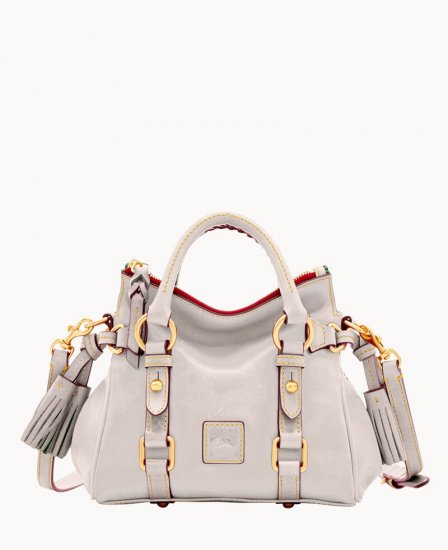 Dooney Florentine Nano Satchel Ecru ID-IANDkXxi - Click Image to Close